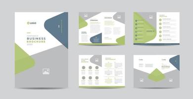 Corporate Business Brochure Design or Annual Report and Company Profile or Booklet and Catalog Design Template vector