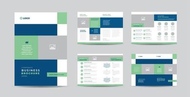 Corporate Business Brochure Design or Annual Report and Company Profile or Booklet and Catalog Design Template vector