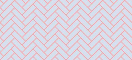 Herringbone tile pattern. Diagonal ceramic bricks background. Vector seamless illustration