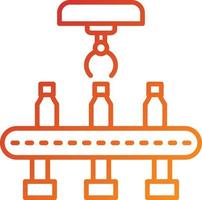 Food Conveyor Icon Style vector