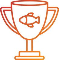Fishing Competition Icon Style vector