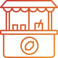 Lemonade Stall Icon Style vector