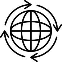 Reuse Outline Icon vector