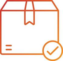 Parcel Icon Style vector