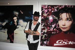 LOS ANGELES, JUL 12 - Dave Stewart at the Dave Stewart - Jumpin Jack Flash and The Suicide Blonde Photography Exhibit at the Morrison Hotel Gallery on July 12, 2013 in West Hollywood, CA photo