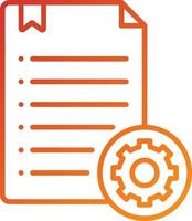 Application Process Icon Style vector