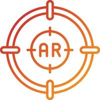 Ar Shooting Icon Style vector