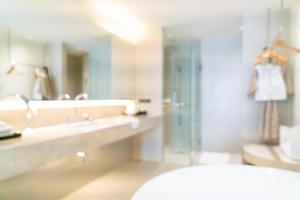 abstract blur luxury bathroom for background photo