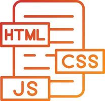 Html Js Css Icon Style vector