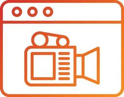 Video Production Icon Style vector