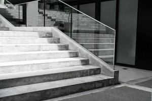 beautiful empty grey stair step photo