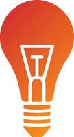 Light Bulb Icon Style vector