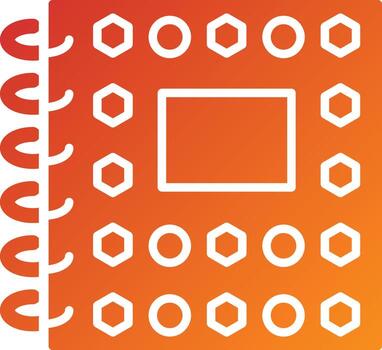 Notebook Icon Style vector