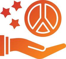 Peace Icon Style vector