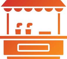 Drinks Stall Icon Style vector