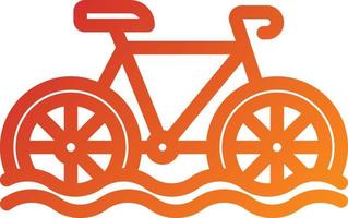 Water Tricycle Icon Style vector