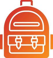 Backpack Icon Style vector