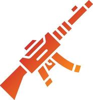 Light Machine Gun Icon Style vector