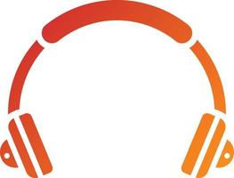 Headphones Icon Style vector