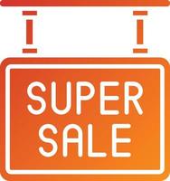 Super Sale Icon Style vector