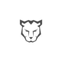 Panther logo icon design illustration vector