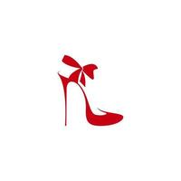 High heels icon logo design vector