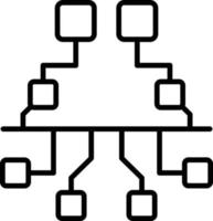 Sequence Outline Icon vector