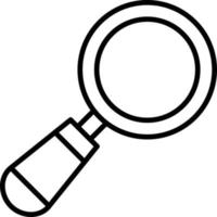 Search Outline Icon vector