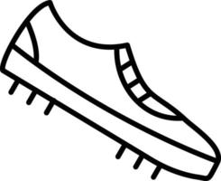 Shoe Outline Icon vector