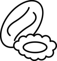 Dates Outline Icon vector