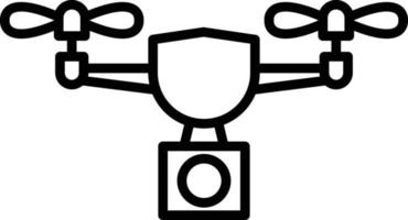 Drone Outline Icon vector
