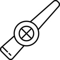 Kazoo Outline Icon vector