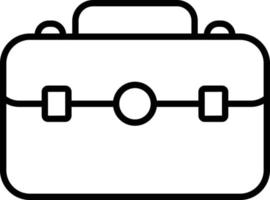 Bag Outline Icon vector