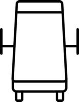Table Outline Icon vector