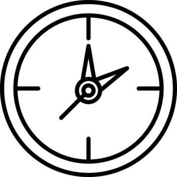 Time Outline Icon vector