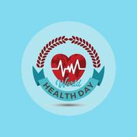 World health day logo. World health day vector illustration. World health day symbol.