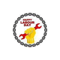 Labour day vector illustration. Labor day celebration. Labour day symbol.