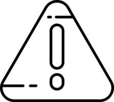 Alert Outline Icon vector