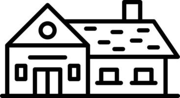 House Outline Icon vector