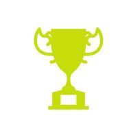 Trophy icon. Trophy Vector design illustration. Trophy symbol of the winner. Trophy icon simple sign.