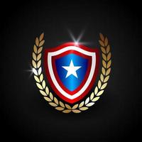 Shield icon. Shield guard vector illustration. Shield for security or protection symbol.