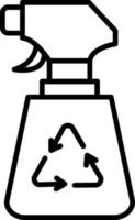 Spray Outline Icon vector