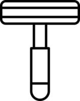 Razor Outline Icon vector