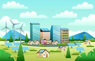 Green Technology Illustration vector