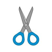 Scissor isolated on white background. Vector illustration