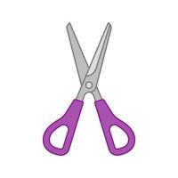 Scissor isolated on white background. Vector illustration