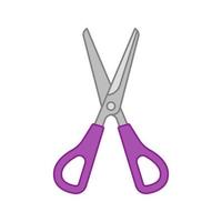 Scissor isolated on white background. Vector illustration