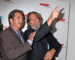 LOS ANGELES, AUG 1 - Beau Bridges, Jeff Bridges at the AARP Luncheon IHO Jeff Bridges at the Spago on August 1, 2014 in Beverly Hills, CA photo