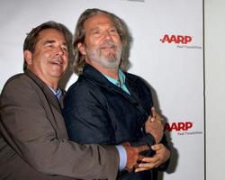 LOS ANGELES, AUG 1 - Beau Bridges, Jeff Bridges at the AARP Luncheon IHO Jeff Bridges at the Spago on August 1, 2014 in Beverly Hills, CA photo