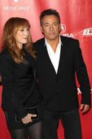 LOS ANGELES, FEB 8 - Patti Scialfa, Bruce Springsteen arrives at the 2013 MusiCares Person Of The Year Gala Honoring Bruce Springsteen on February 8, 2013 in Los Angeles, CA photo